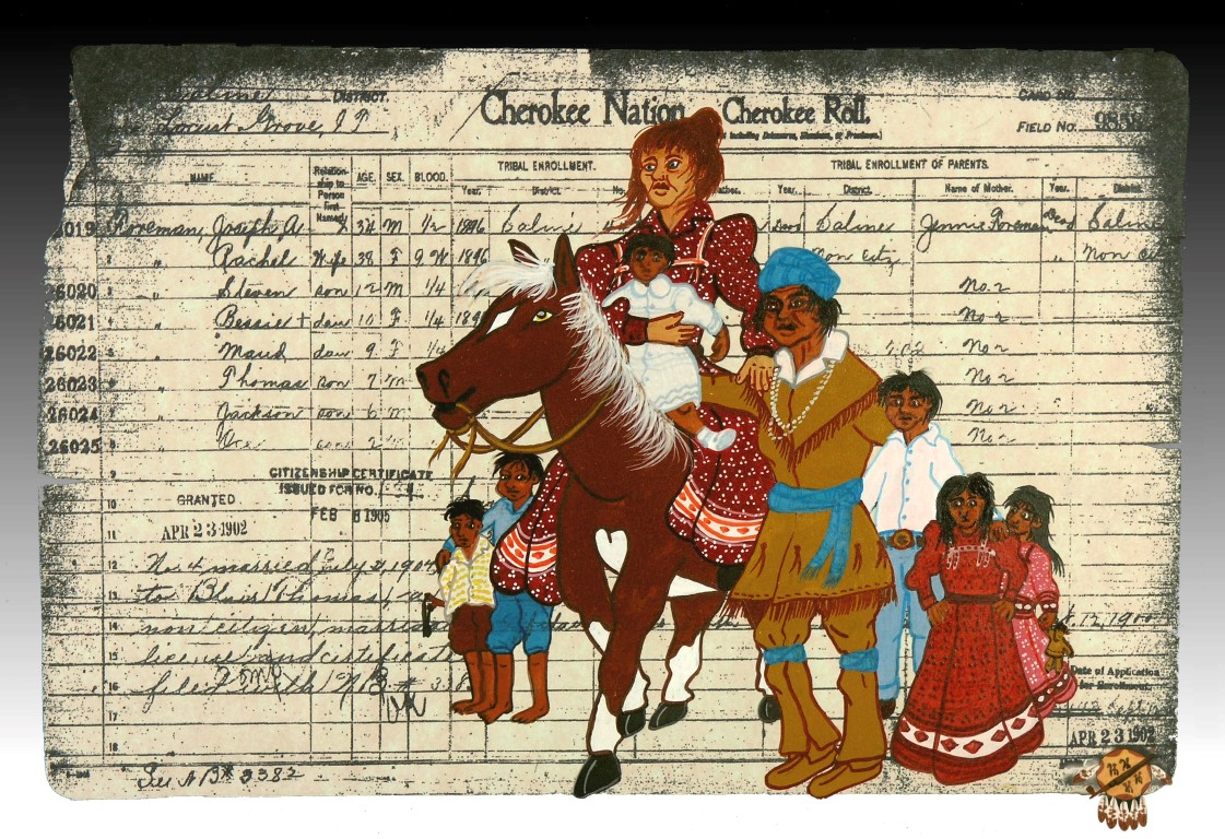Egypt had its locusts, Asiatic countries their cholera, England its black plague.  But it was left for unfortunate Indian Territory to be afflicted with the worse scourge of the 19th century, the Dawes Commission. Enrolled Oklahoma Indian